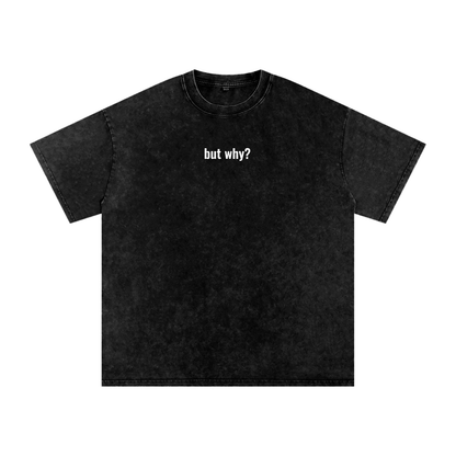 "but why?" Penguin Washed Tee