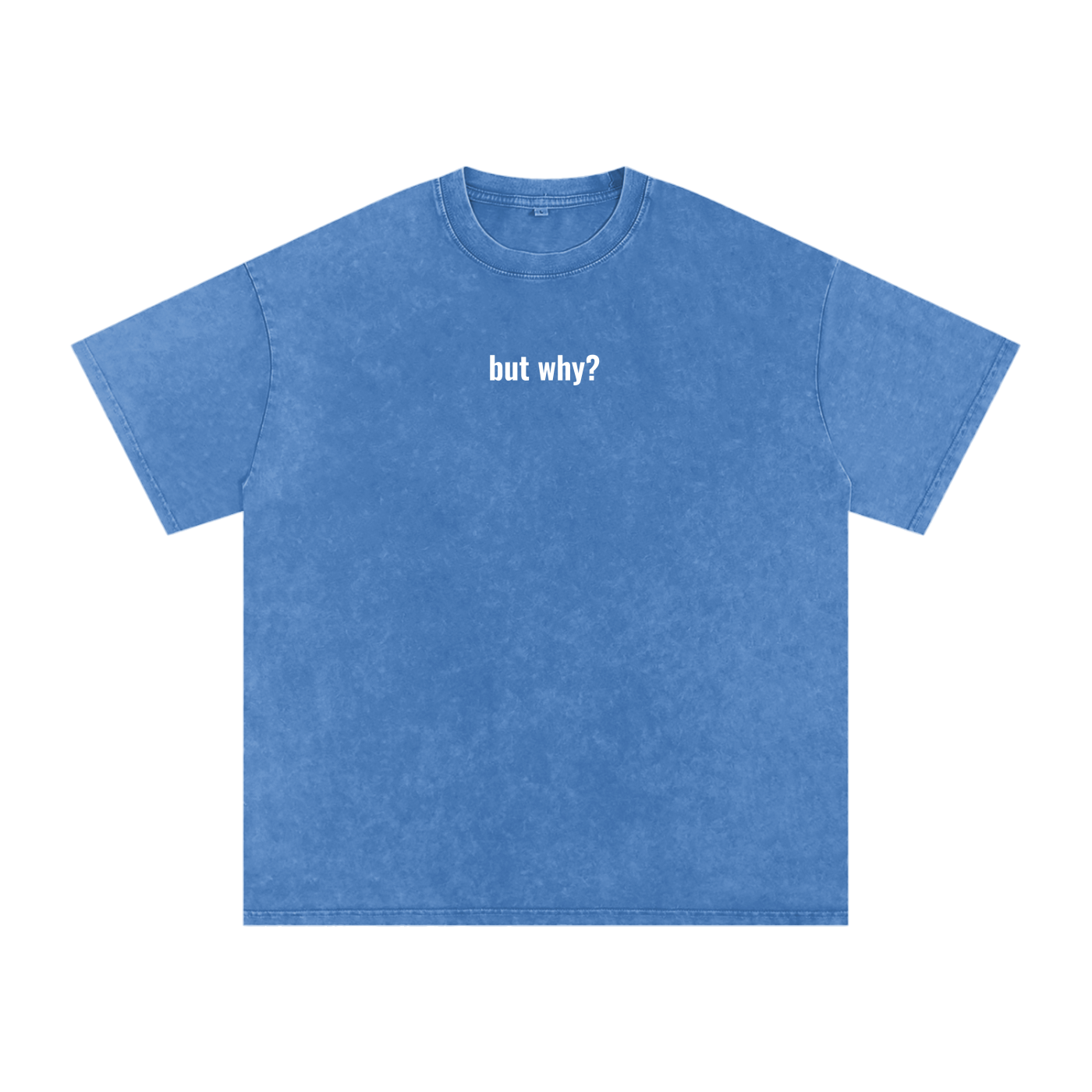 "but why?" Penguin Washed Tee
