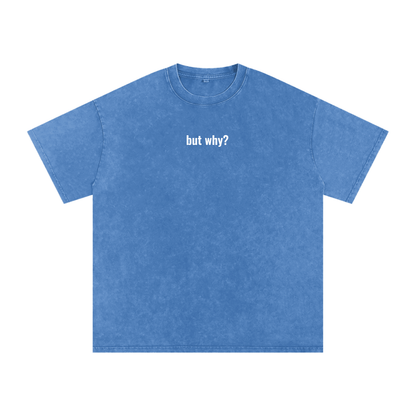 "but why?" Penguin Washed Tee