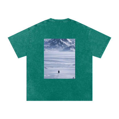 "but why?" Penguin Washed Tee