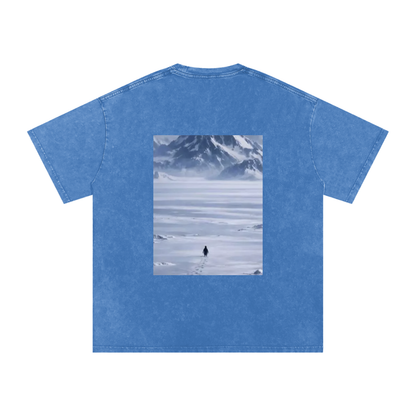 "but why?" Penguin Washed Tee