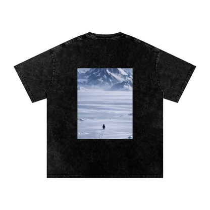 "but why?" Penguin Washed Tee