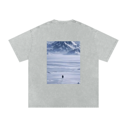 "but why?" Penguin Washed Tee