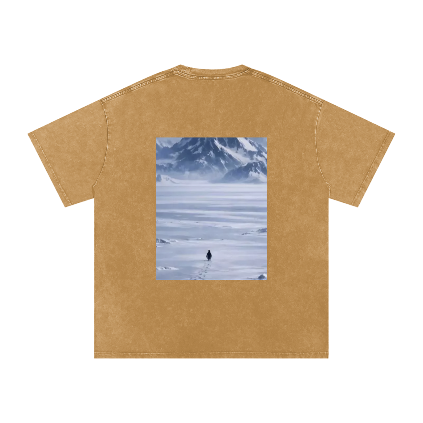 "but why?" Penguin Washed Tee