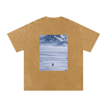 "but why?" Penguin Washed Tee