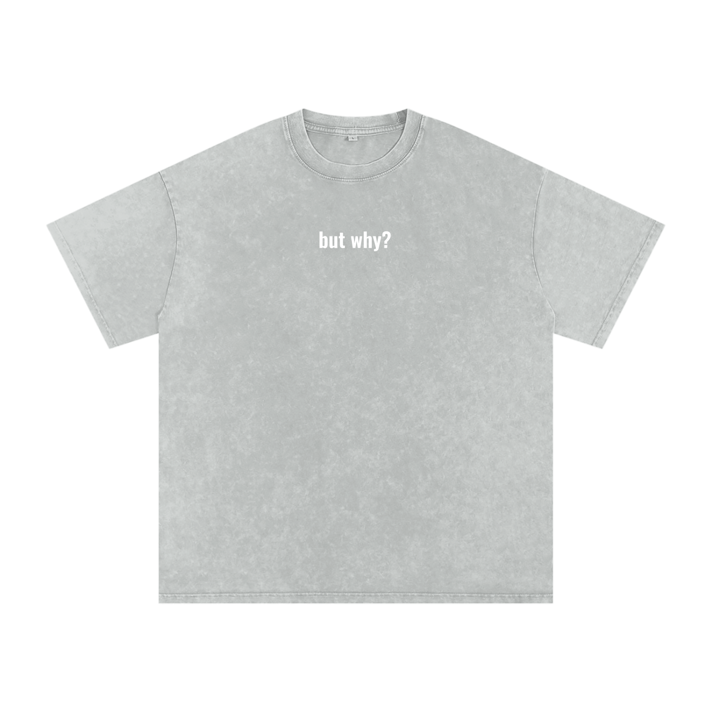 "but why?" Penguin Washed Tee